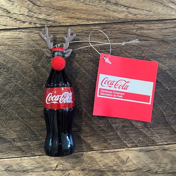 Set of 4 COCA-COLA REINDEER ORNAMENT - Picture 2 of 4
